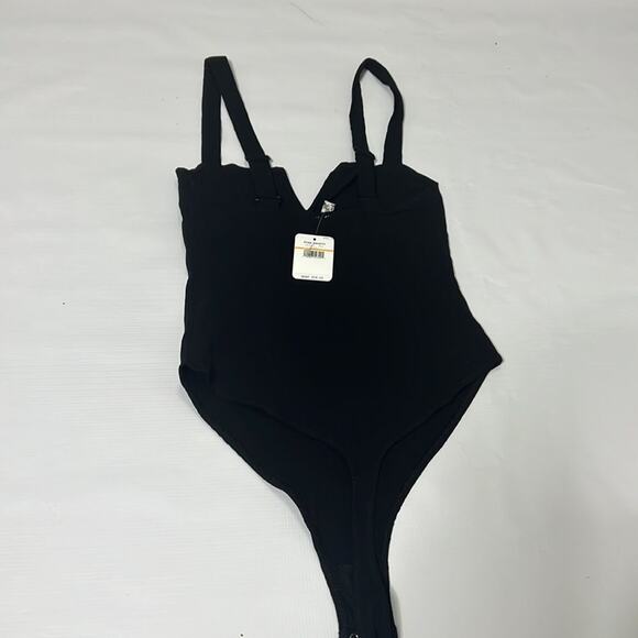 FREE PEOPLE‎ INTIMATEY BLACK BODYSUIT SIZE S - Picture 5 of 11
